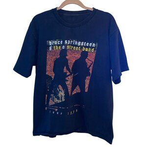 Bruce Springsteen Vintage 1999 Mens Tee Shirt Size L Black Single Stitch Tour